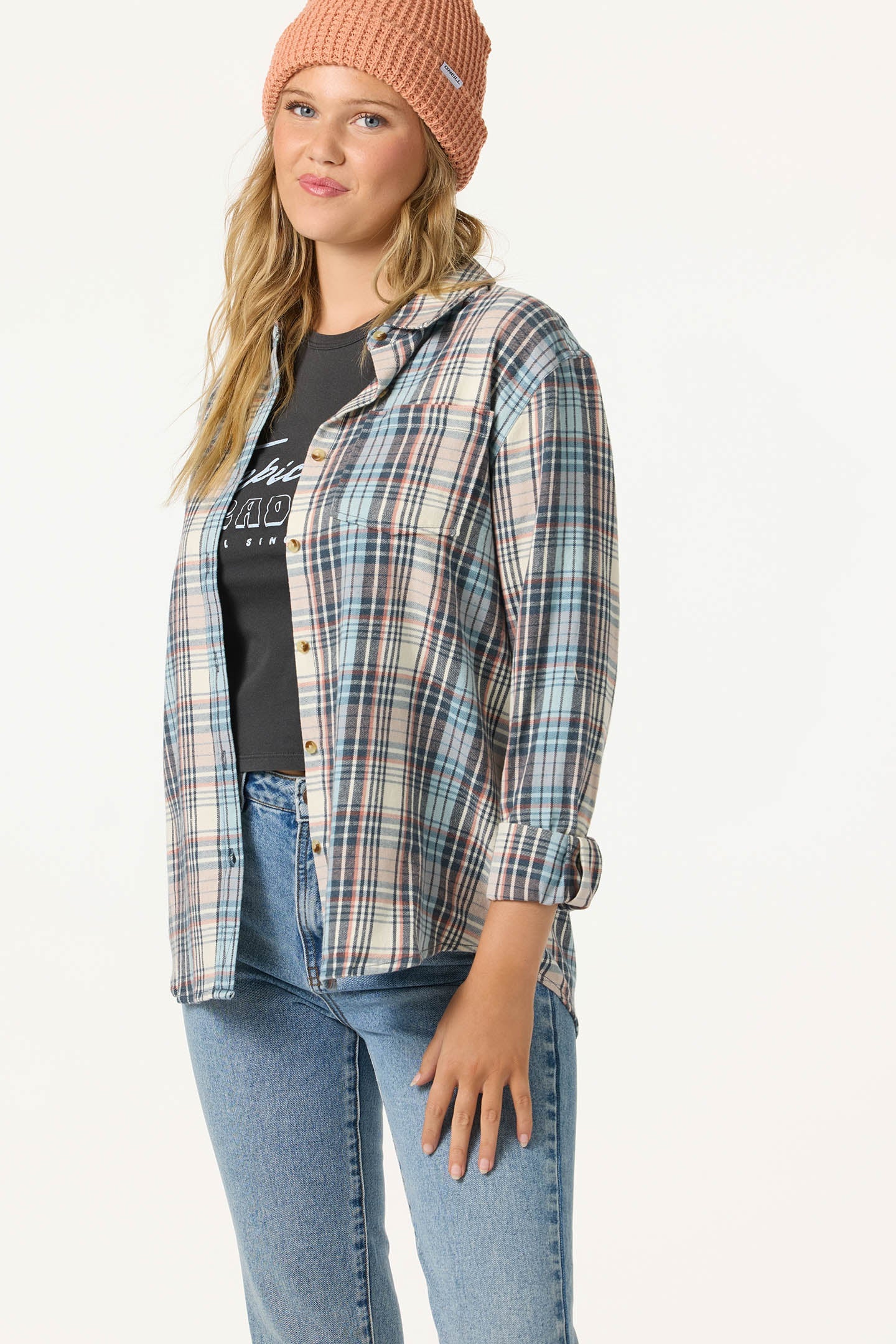 Logan Flannel Long Sleeve Top