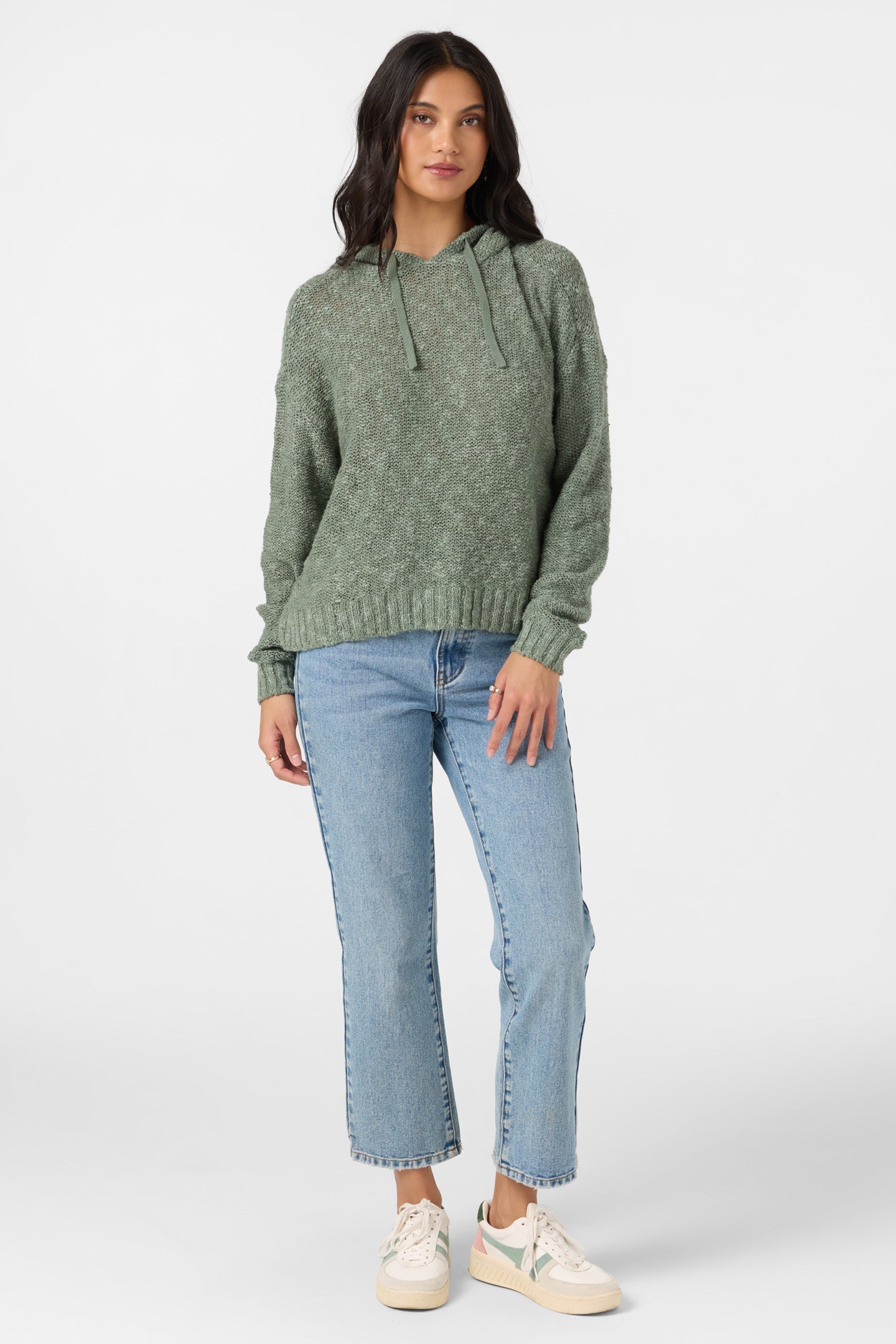 Jayne Solid Long Sleeve Sweater
