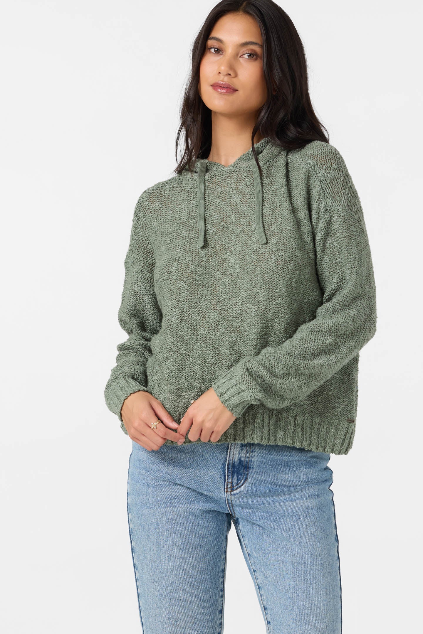 Jayne Solid Long Sleeve Sweater