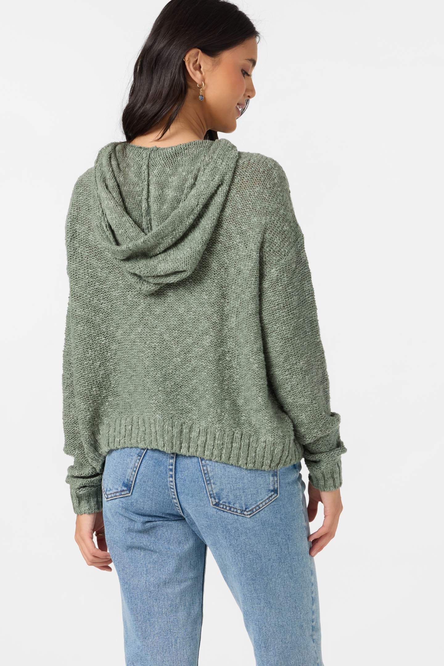 Jayne Solid Long Sleeve Sweater