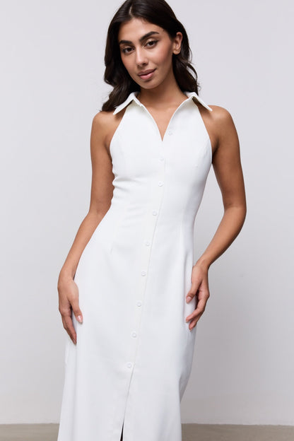 Collar Maxi Dress