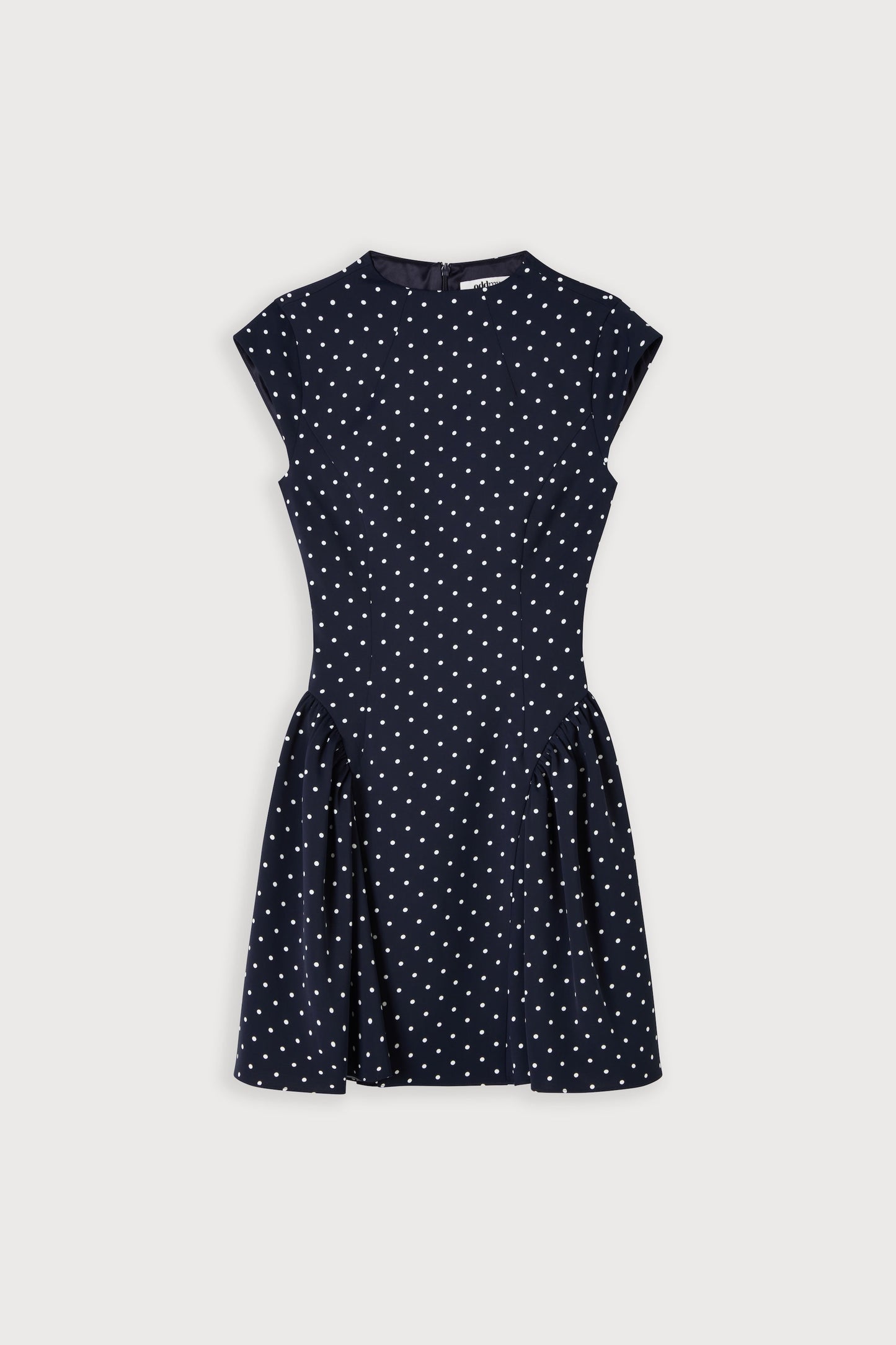 Cap Sleeve Gathered Mini Dress