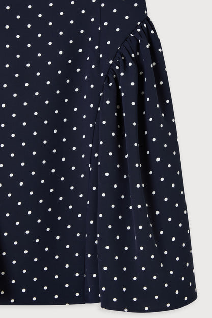 Cap Sleeve Gathered Mini Dress