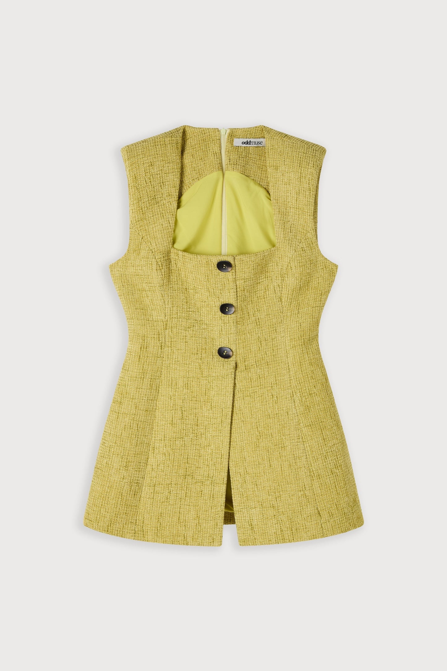 Cotton Mix Bouclé Waistcoat