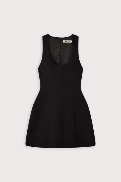 Cotton Mix Volume Mini Dress