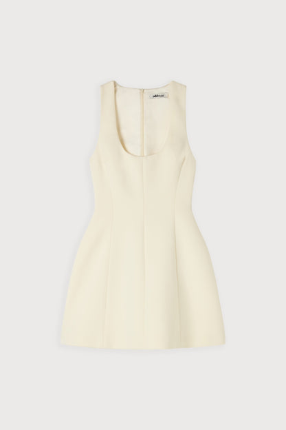 Cotton Mix Volume Mini Dress