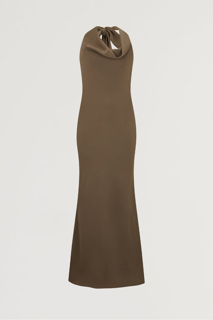 Cowl Neck Maxi Dress