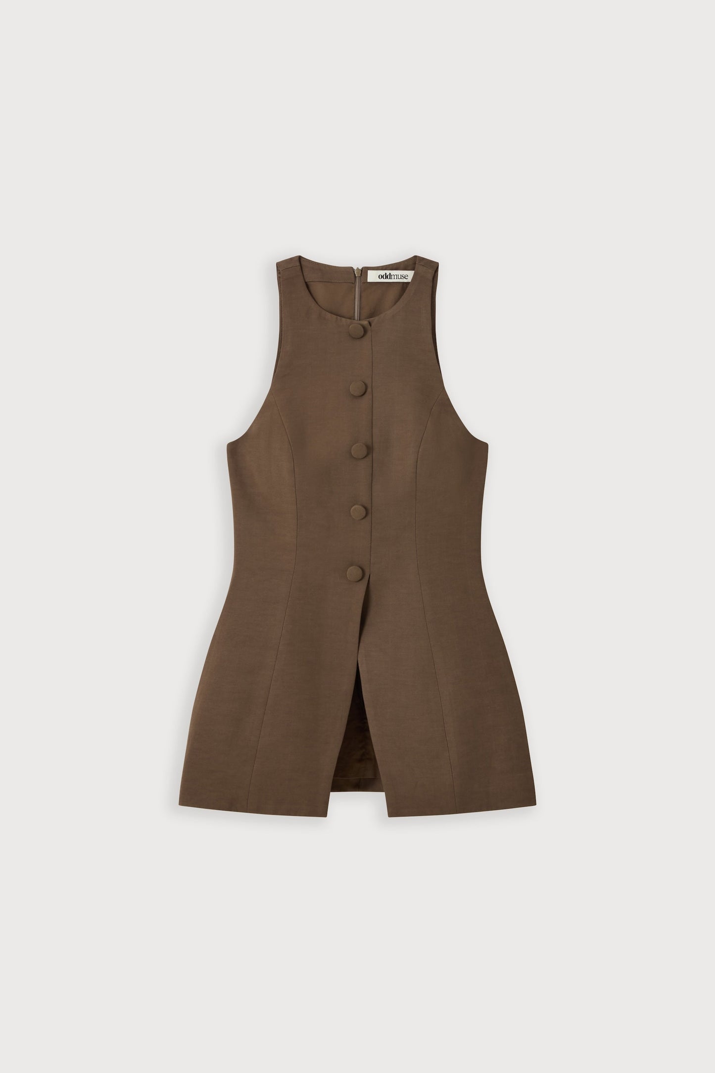 Linen Mix Waistcoat
