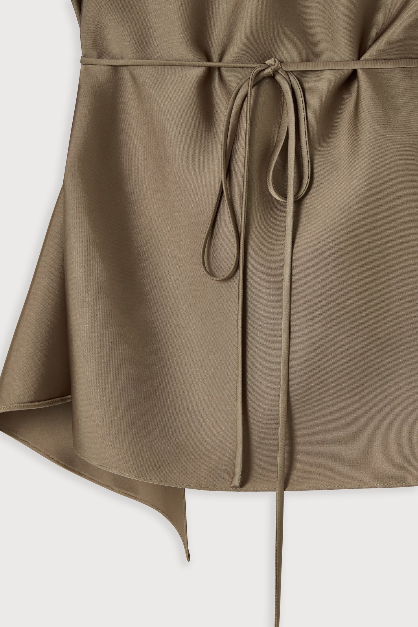 Satin Wrap Top