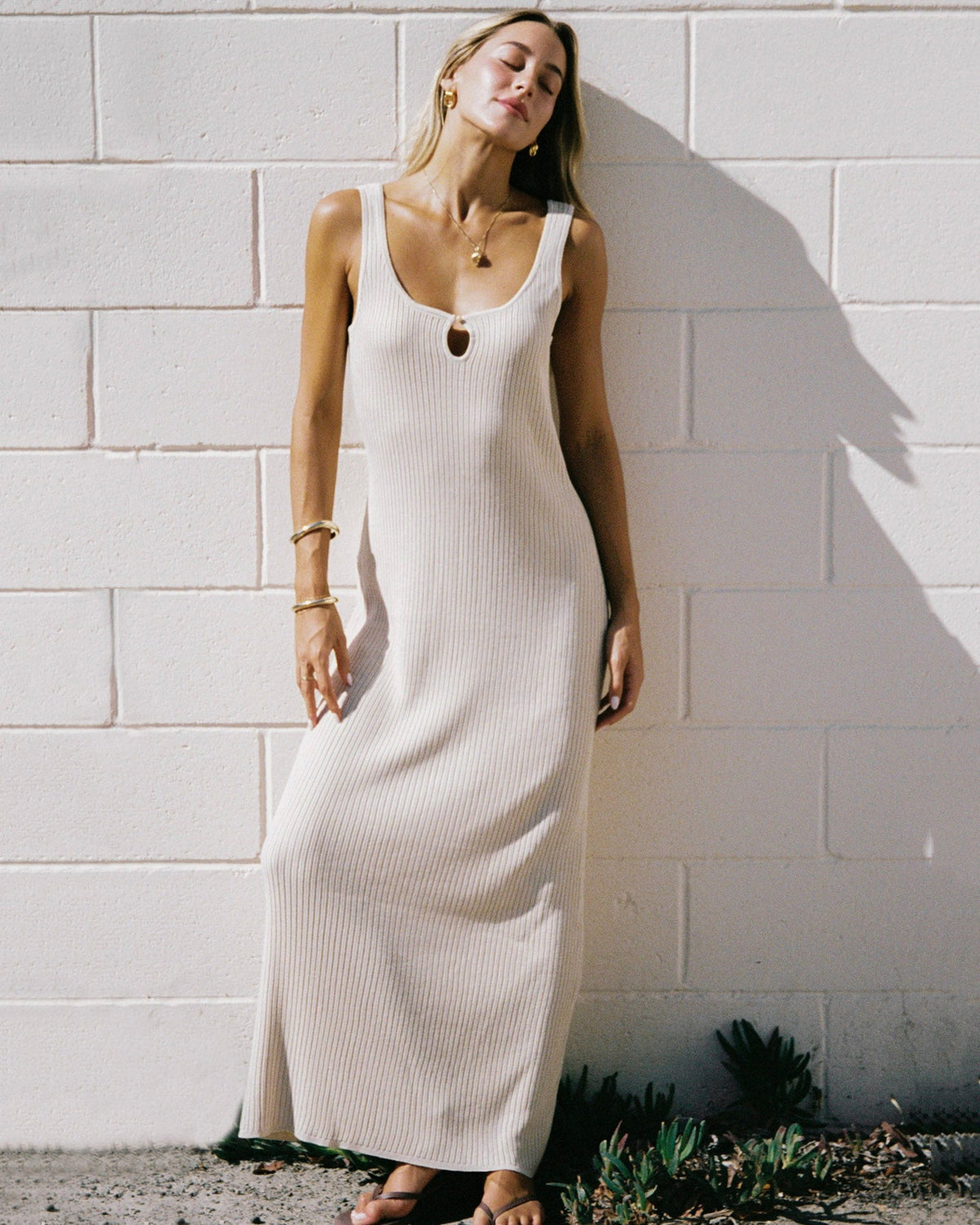 En Route Dress - Oat