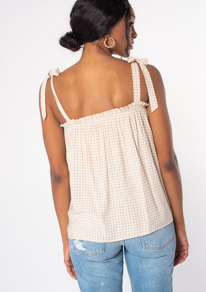 Milla Gingham Tank Top