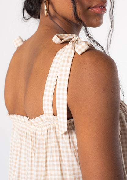 Milla Gingham Tank Top