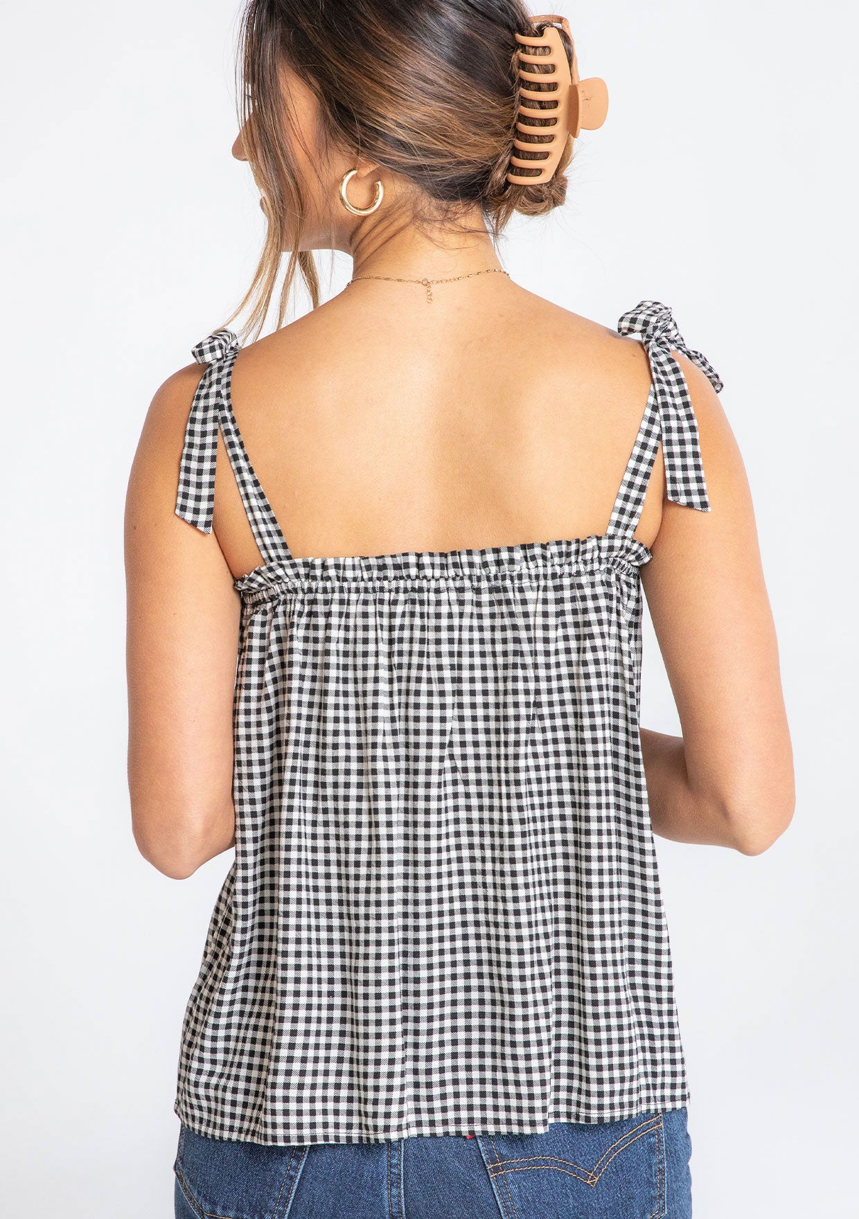 Milla Gingham Tank Top