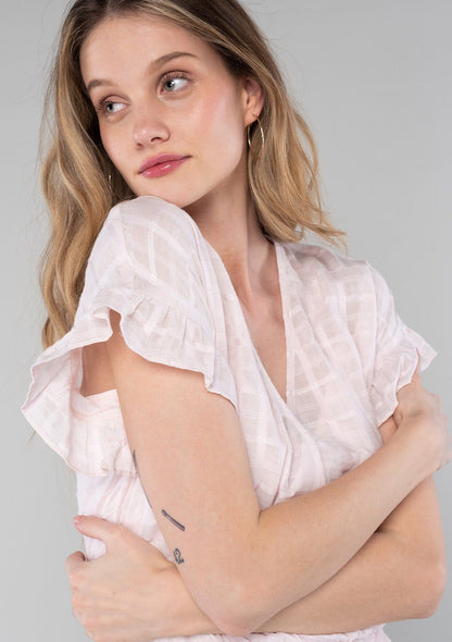 Mathilde Ruffle Sleeve Top