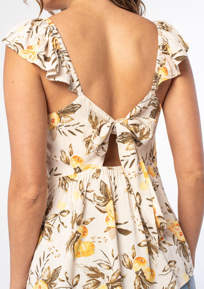 Tabitha Flutter Sleeve Top