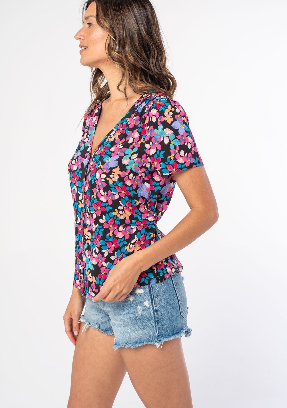 Say No More Peplum Top