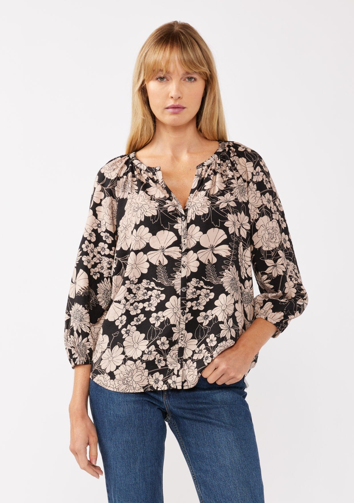 Mother Earth Floral Blouse