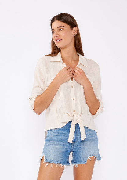 Weekend Tie Front Shirt