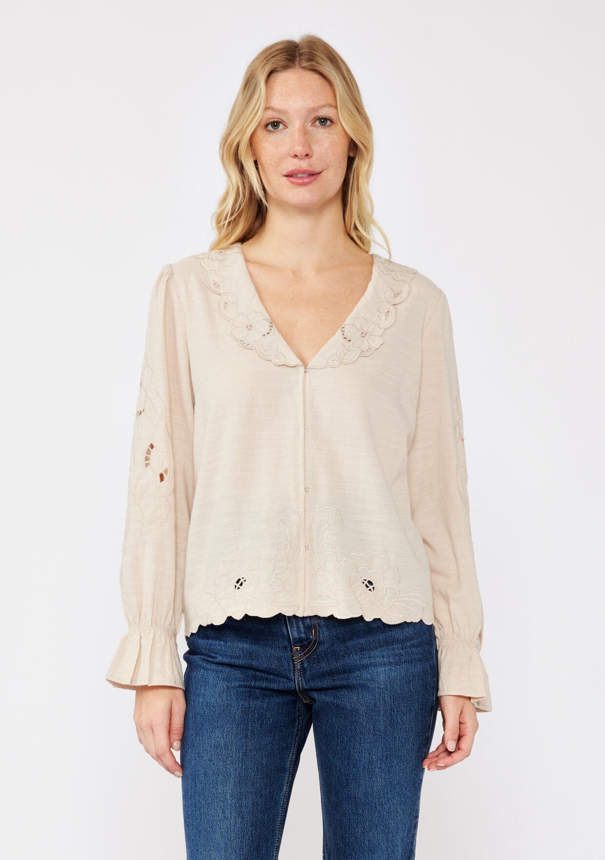 Milou Embroidered Blouse