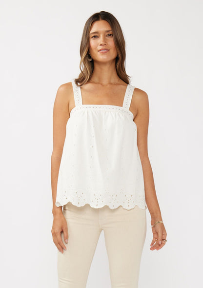 Maribel Eyelet Tank Top