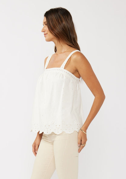 Maribel Eyelet Tank Top