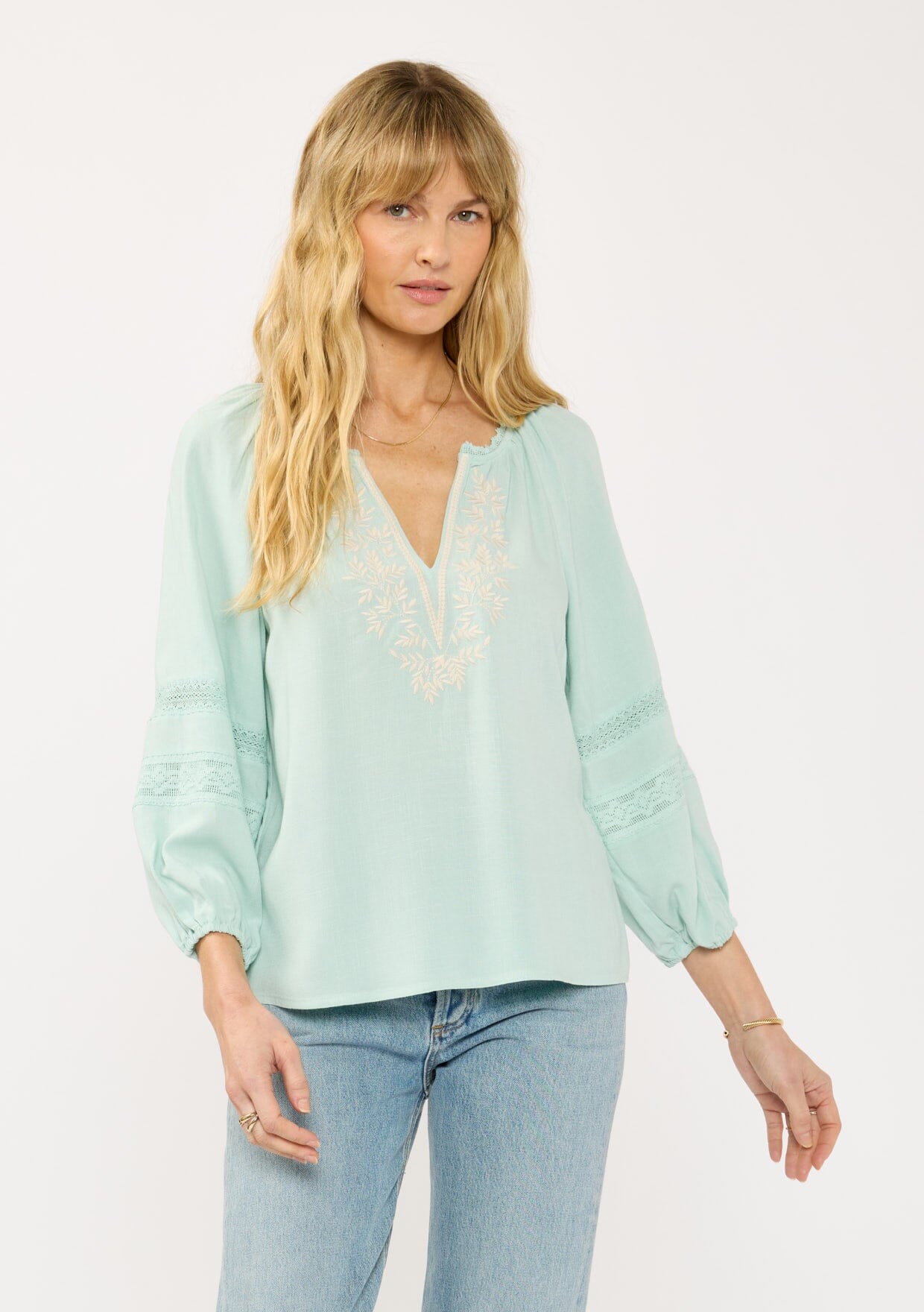 Claire Embroidered Blouse