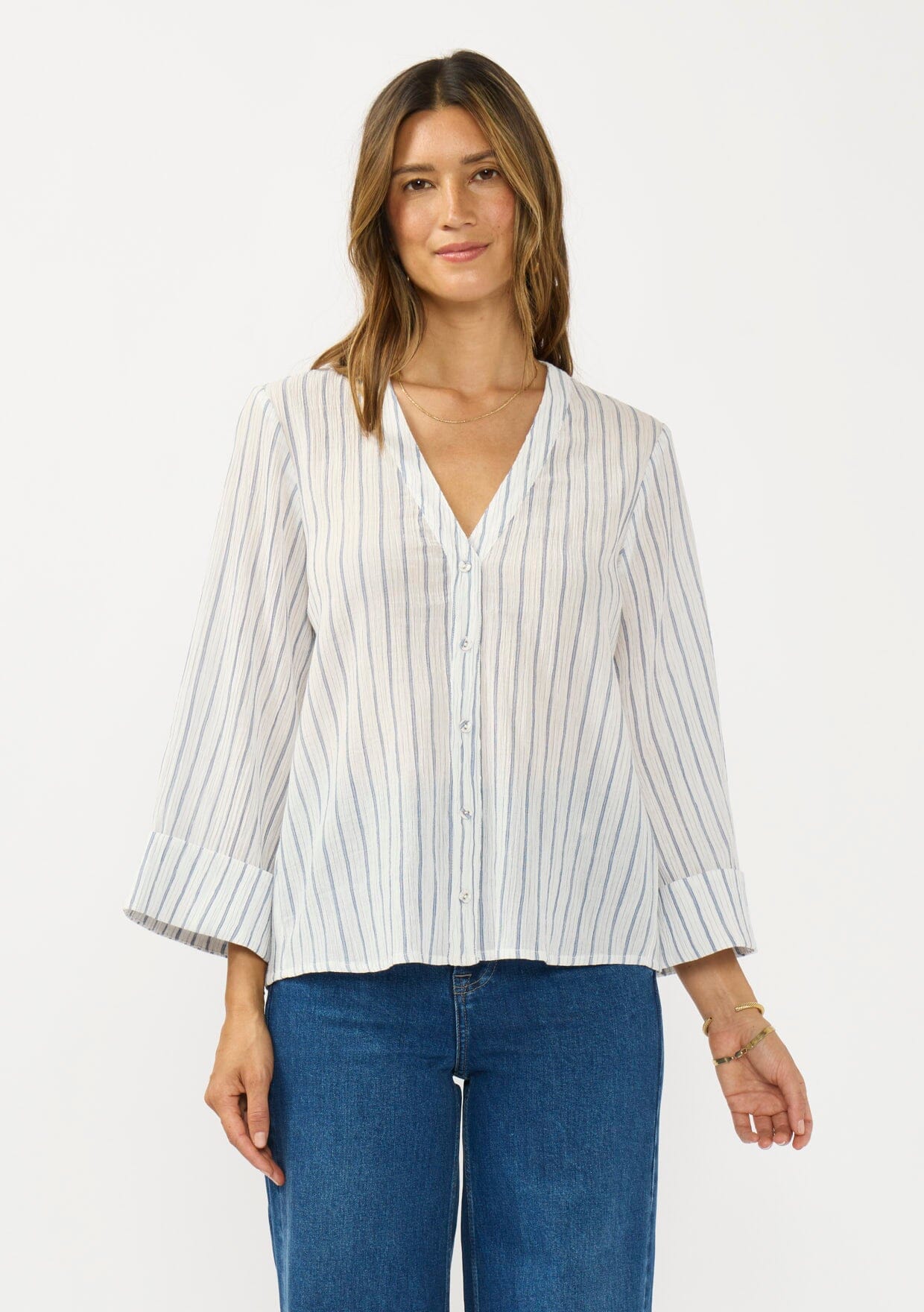 Raye Striped Blouse