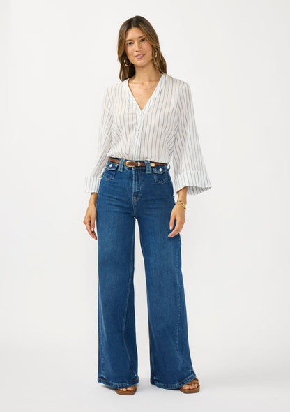 Raye Striped Blouse