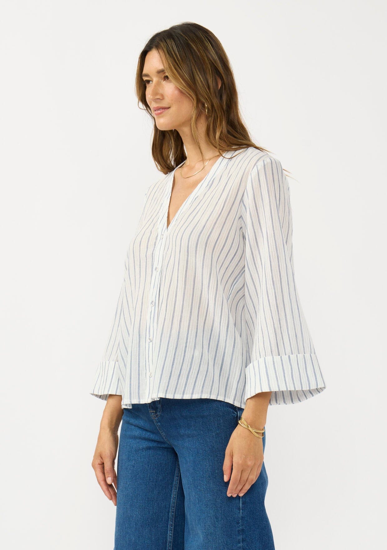 Raye Striped Blouse