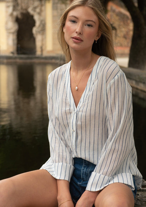 Raye Striped Blouse