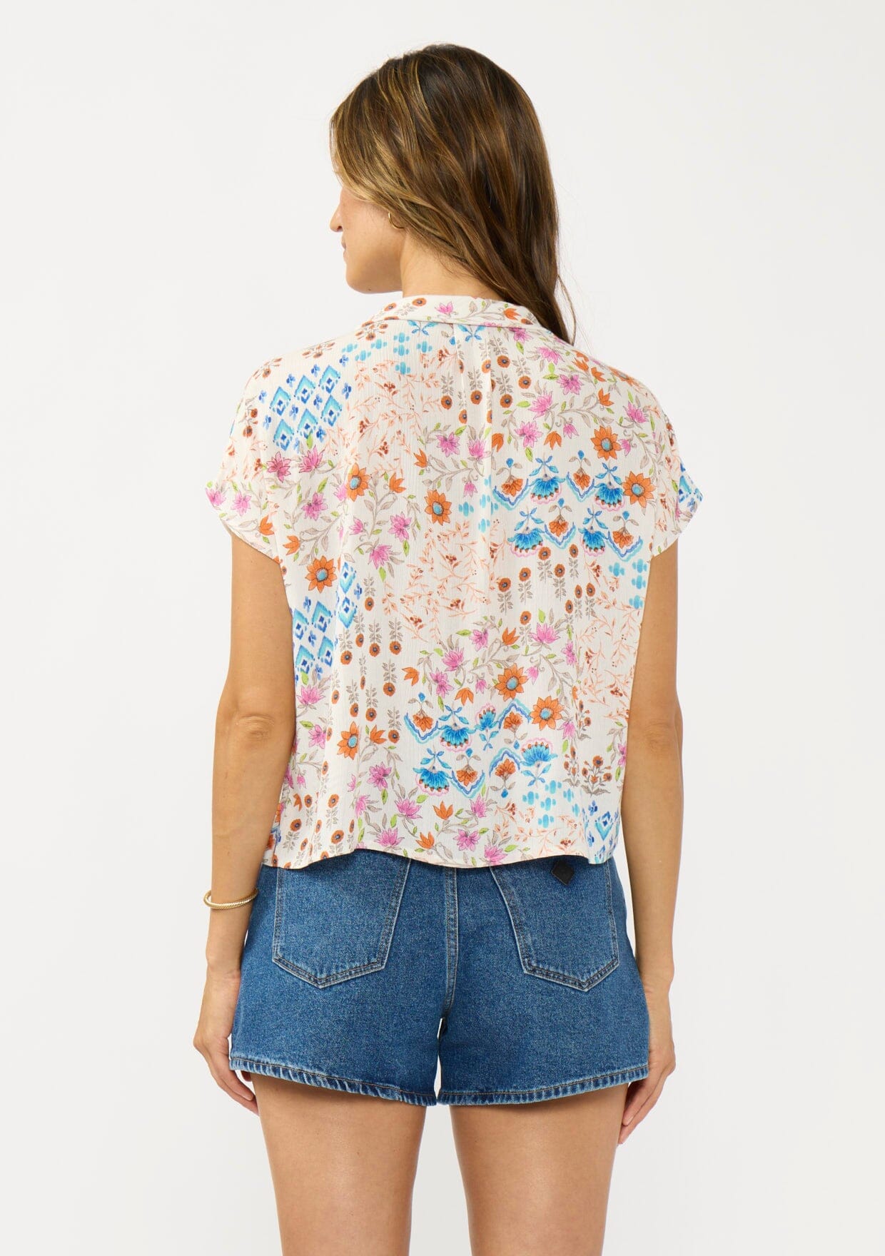 Calista Tie Front Top