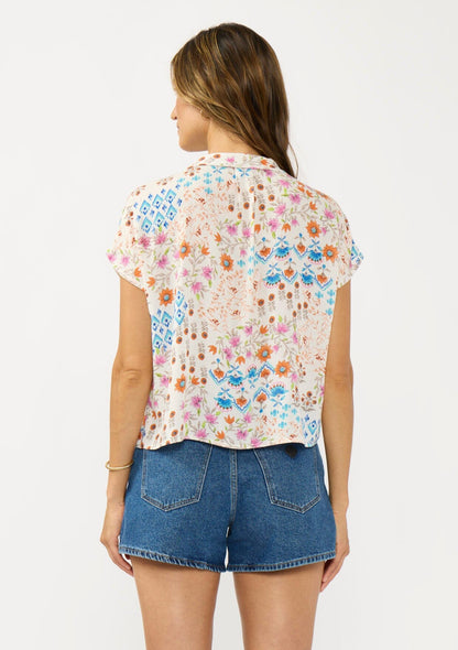Calista Tie Front Top