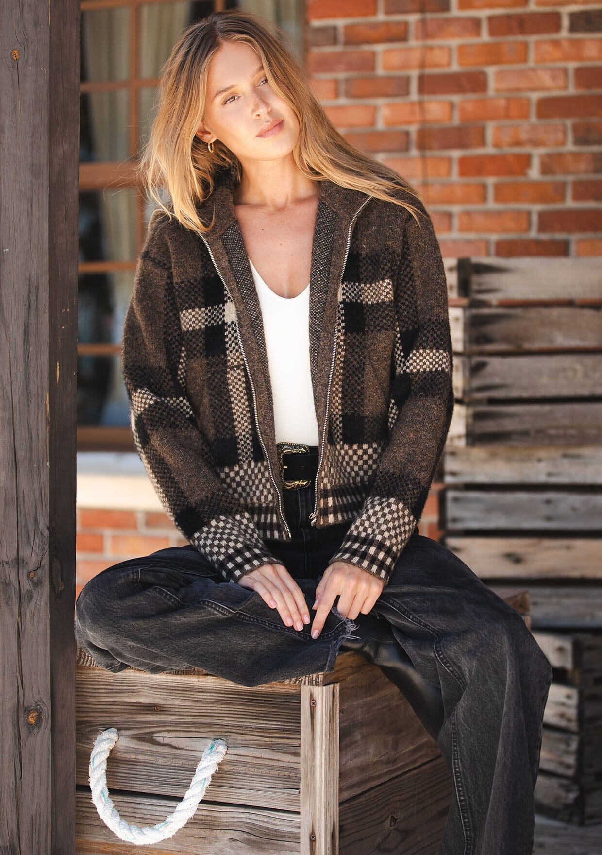 Mountain Lodge Plaid Jacket