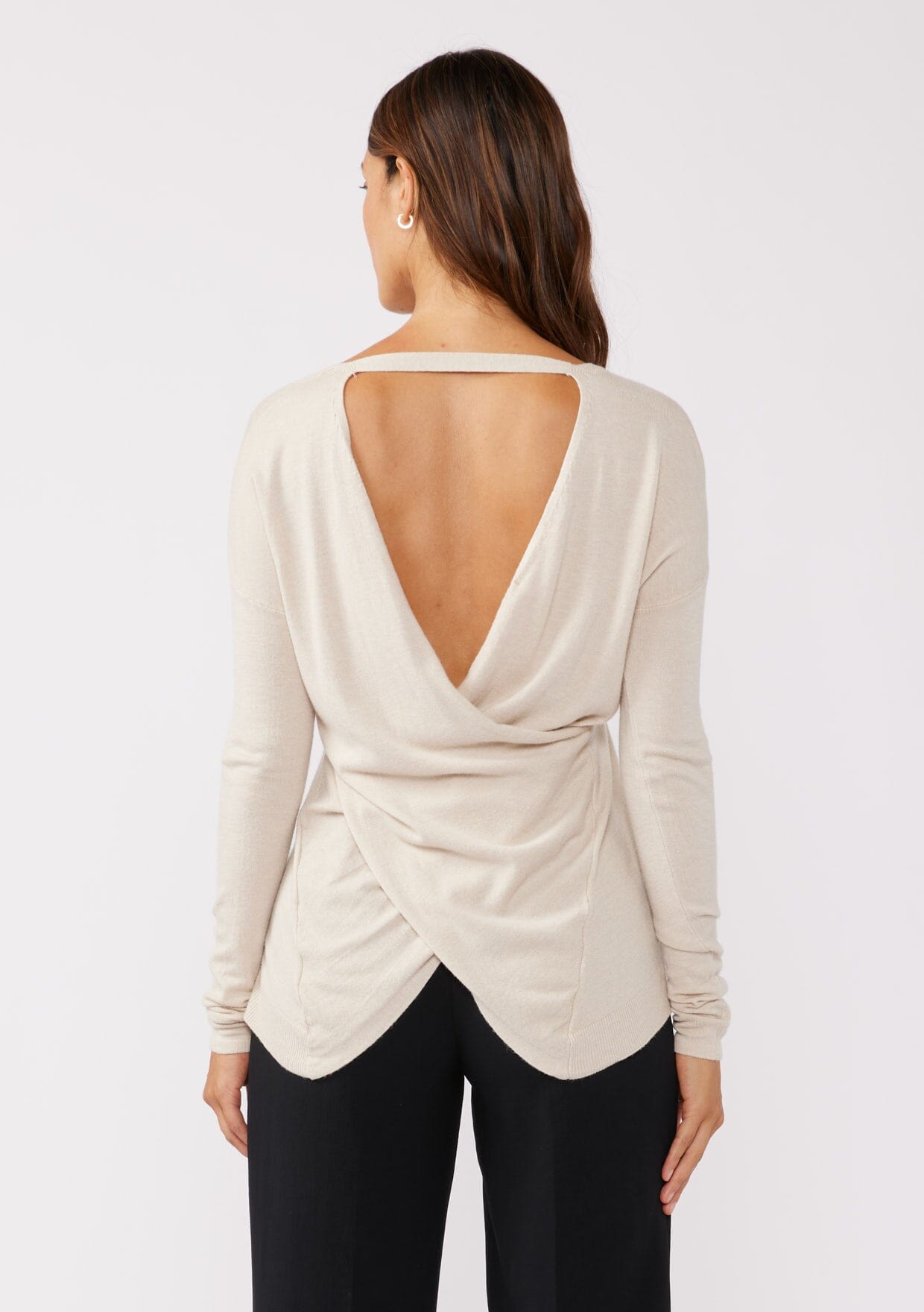Carys Open Back Pullover