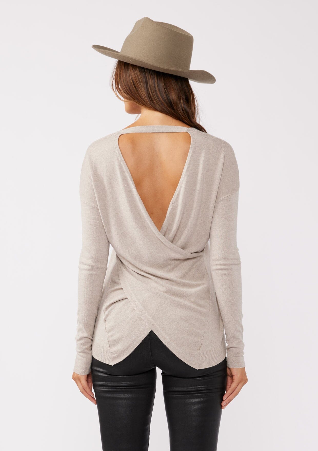 Carys Open Back Pullover