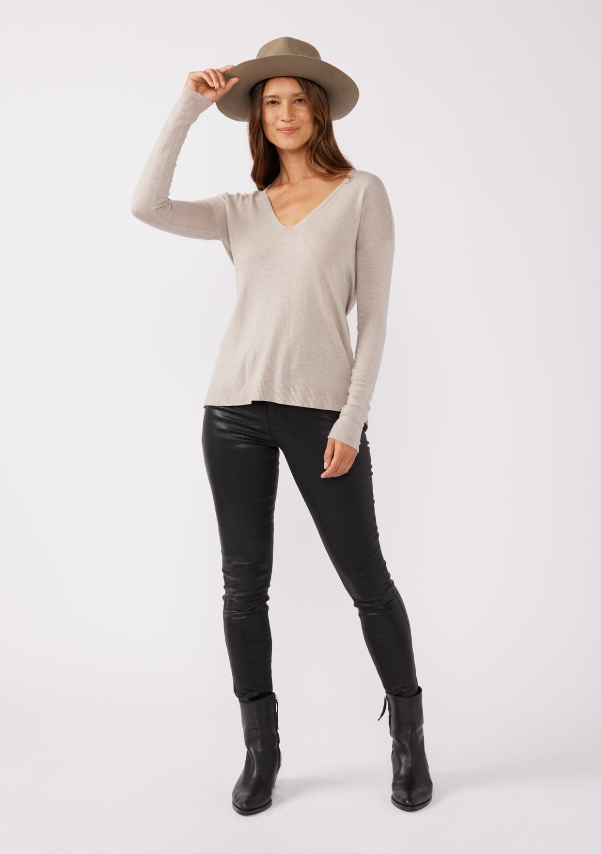 Carys Open Back Pullover