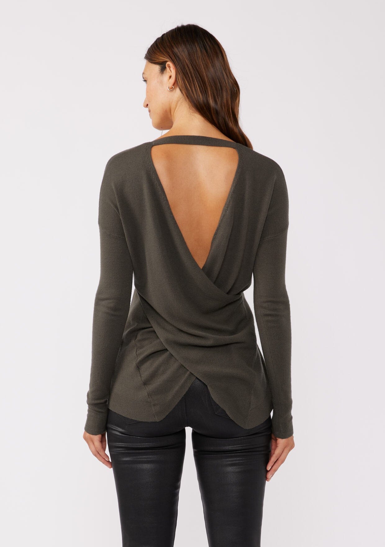 Carys Open Back Pullover