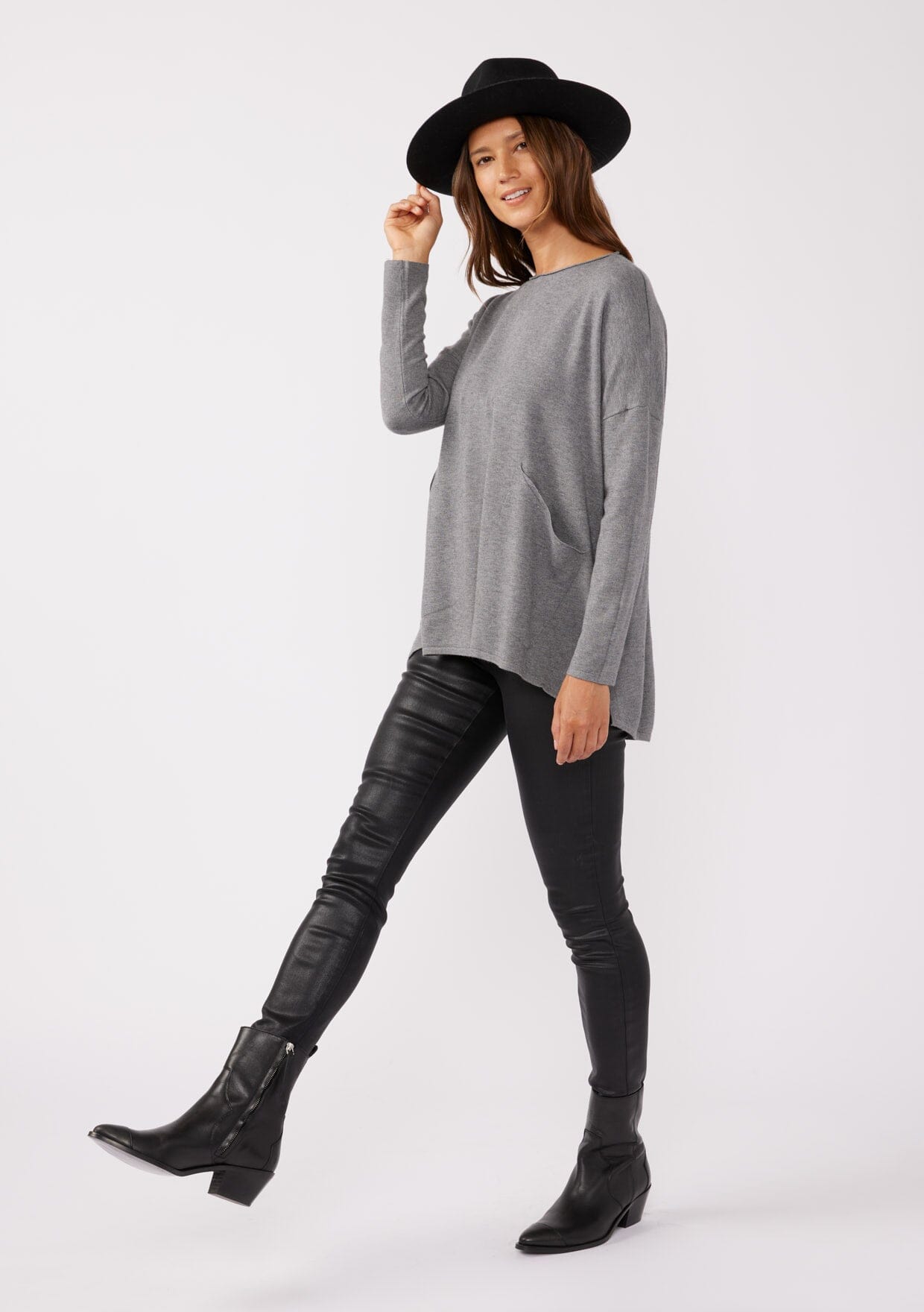 Choose Me Knit Pocket Pullover