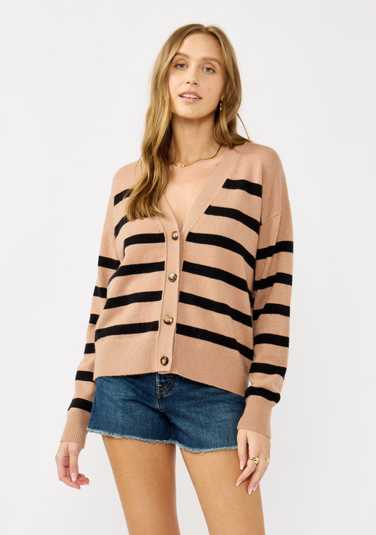 Rae Striped Cardigan