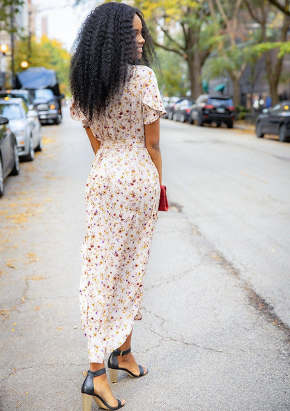 Sweet As Honey Floral Midi Dress