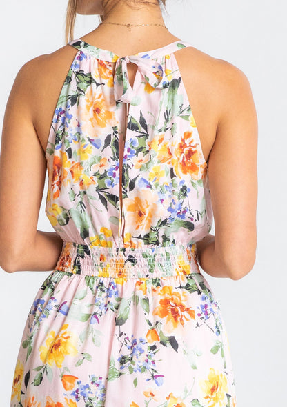 Botanique Halter Maxi Dress