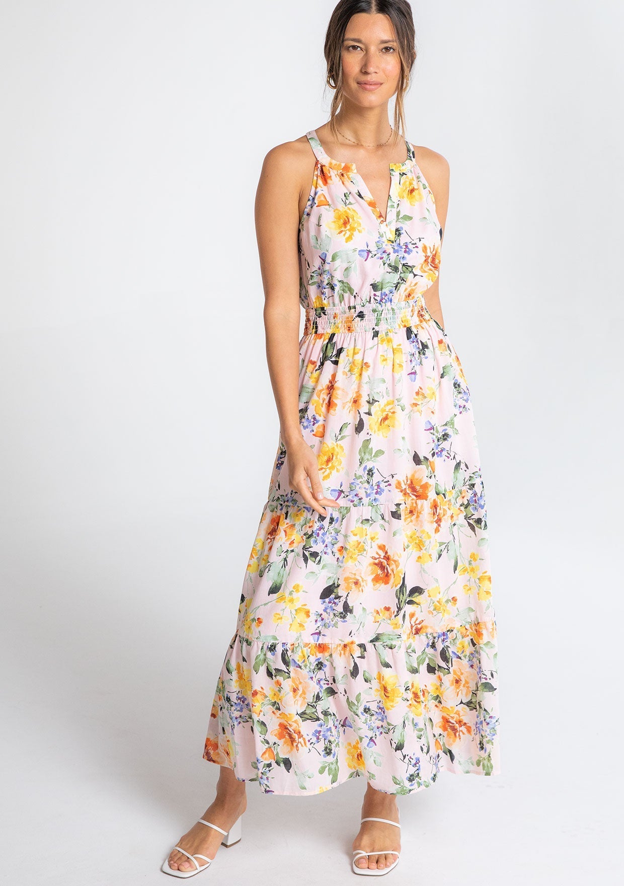 Botanique Halter Maxi Dress