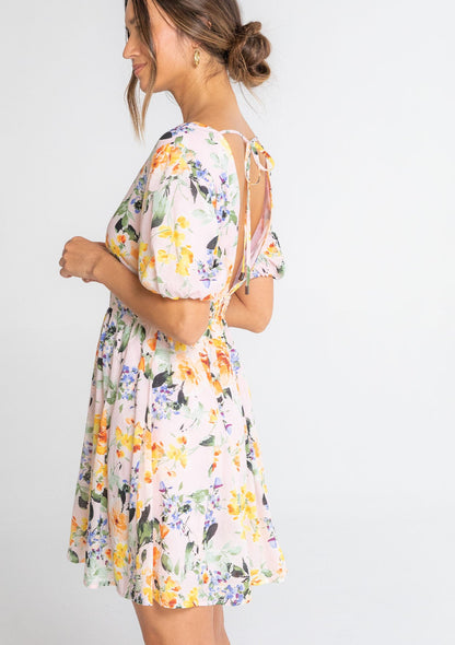 Emilia Puff Sleeve Mini Dress
