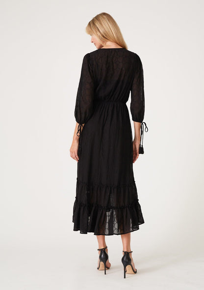 Alma Embroidered Maxi Dress