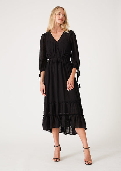 Alma Embroidered Maxi Dress