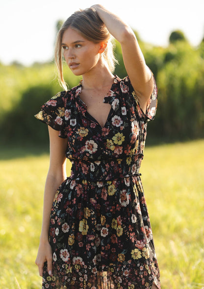 Dusk Garden Maxi Dress