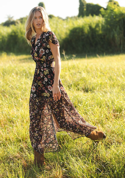 Dusk Garden Maxi Dress