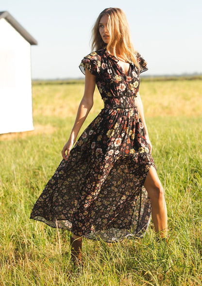 Dusk Garden Maxi Dress