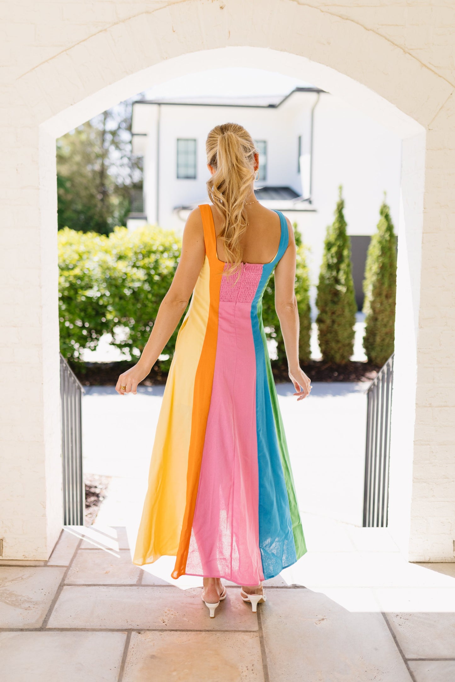 Technicolor Maxi Dress