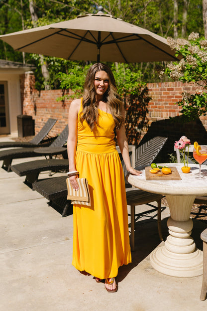 Tangerine Pop Dress